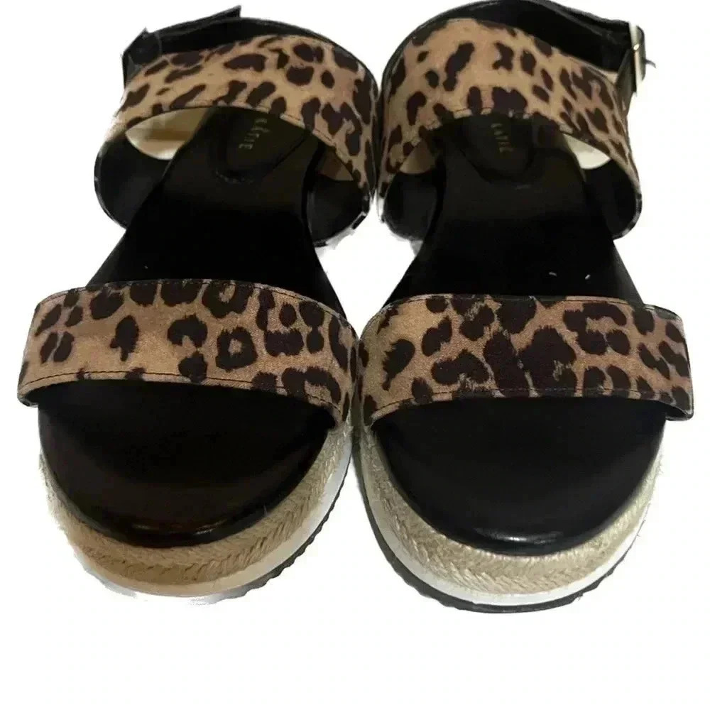 Kelly & Katie animal print 2 inch sandals 10M - Picture 4 of 7